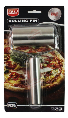 Rodillo Masa Pizza Fondant Reposteria Acero Cocina 4226 H*
