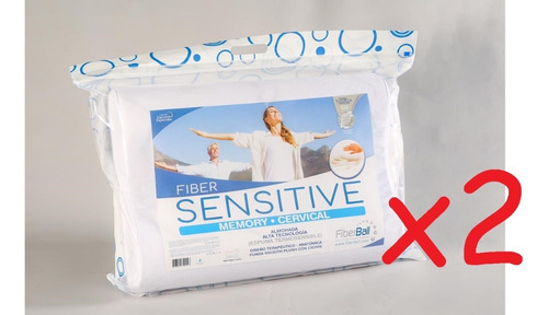 Almohadas X2 Cervical Viscoelastica Inteligente Fiberball
