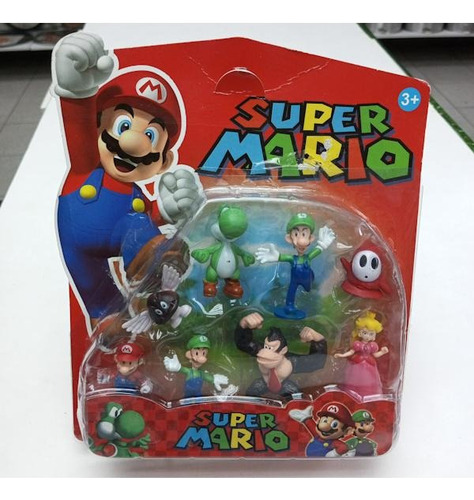 Set De 8 Figuras De Super Mario