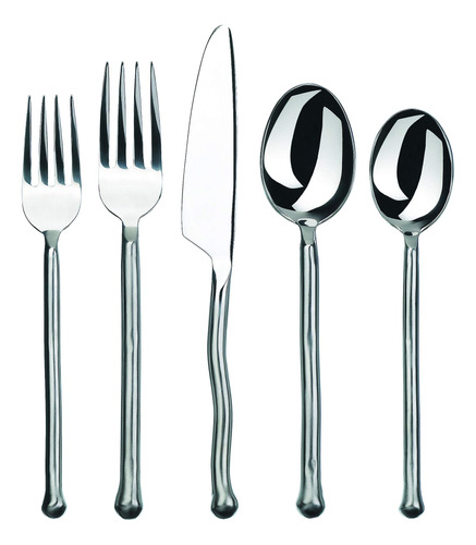 Gourmet Settings Exotique Platinum 20-piece Acero Inoxidable