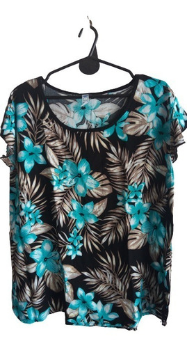 Blusa Camisola Fibrana Estampada