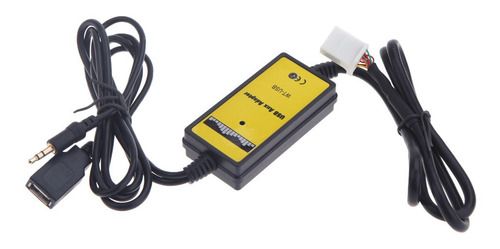 Imagen 3 de 5 de Auto Usb Adaptador Aux Mp3 Reproductor Radio Interface Para
