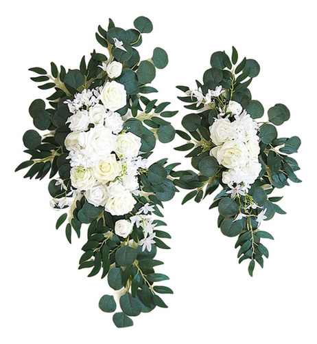 - Decoraciones De Telón De Fondo De Boda Con Guirnalda