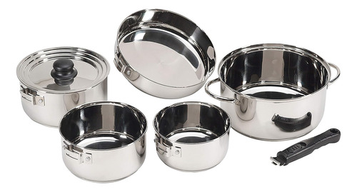 Stansport Heavy Duty - Stainless Steel Clad Cook Set (369)