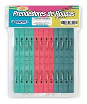 Comprar Palillos Para Colgar Ropa Broches De Plástico X24 Arqplast