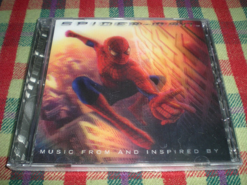 Spider-man Cd Soundtrack Tapa 3d Made In Usa Nuevo (ri8)