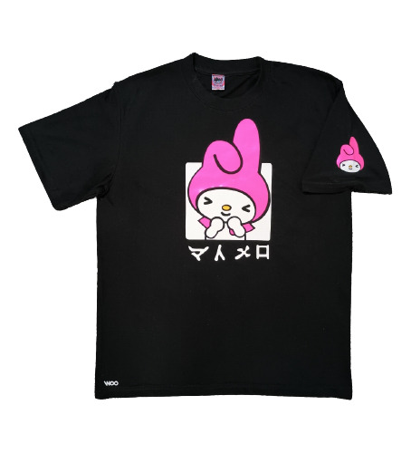 Franelas  My Melody Y Kuromi Anime Unisex