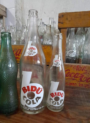 Antigua Botella Bidu Cola Bar 260 Cm3 Única Impecable