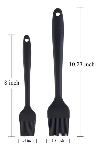 Cepillo De Silicona Para Untar, 2 Paquetes De Cepillo De Coc