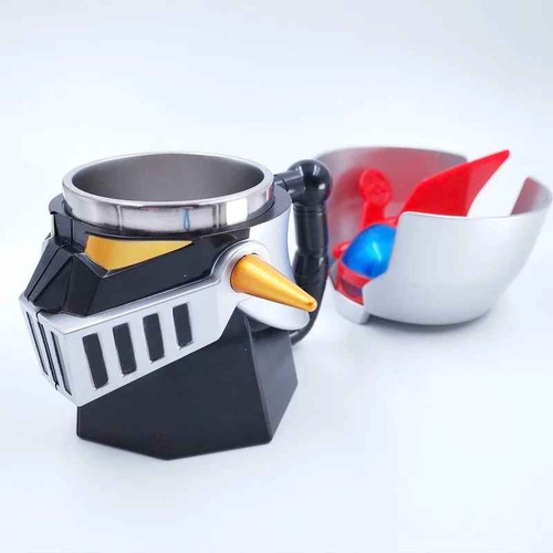 Taza Acero Inoxidable Mazinger Z 420ml Robot Para Café