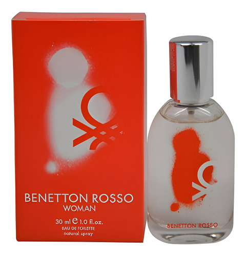 Benetton Rosso Woman, Eau De Toilette, Spray, 30ml.