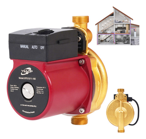 Bomba Presurizadora De Agua Para 2 Servicios Simultáneo Aumenta Presión - 11m 160w