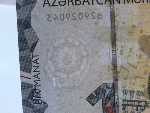 4467 - Azerbaijan 1 Manat Nd 2020 P 38 Unc