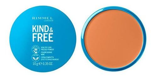 Imagen 3 de 6 de Polvo Compacto Rimmel Kind & Free Apto Vegano