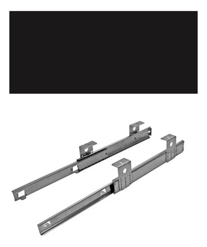 Kit Corrediça Teclado Tts40/704zn Prateleira Pt 65x30cm