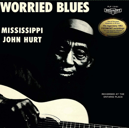 Vinilo: Hurt John Mississippi Worried Blues 180g Usa Import