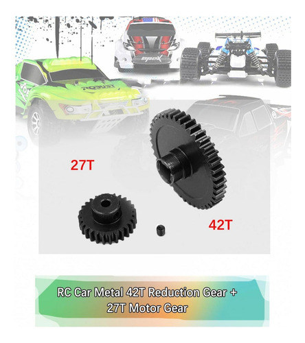 Coche Rc 42t 27t Juego De Engranajes Para 1/18 Wltoys A959-b