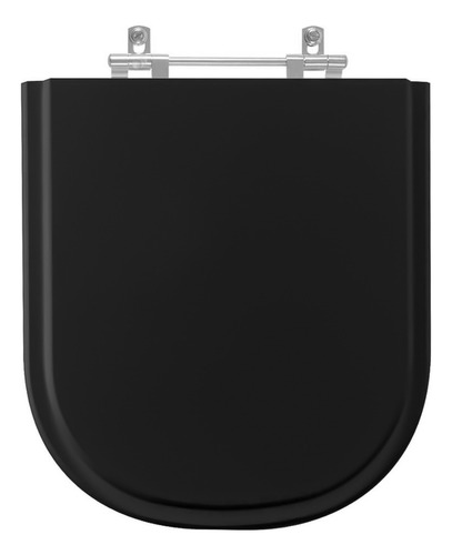 Tampa Para Vaso Sanitário Lorenzetti Square - Cor: Preto