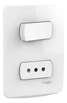 Comprar Interruptor 9\u002F12 + Enchufe 10a 250v - Blanco Armada Miluz