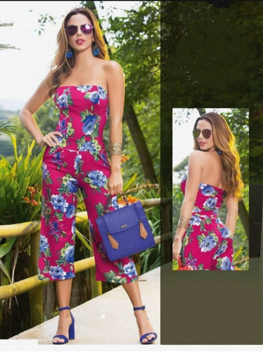 Elegante Enterizo Talla L Para Mujer - Moda Colombiana 