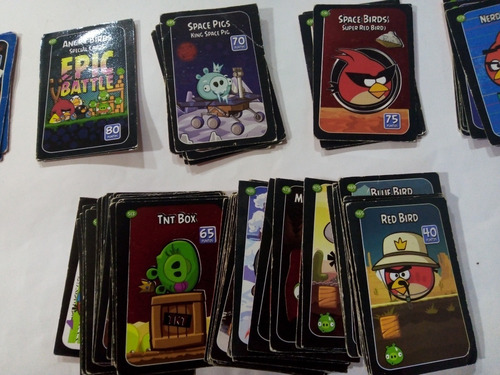 Cartas Angry Birds Rojas Lote (Usado)