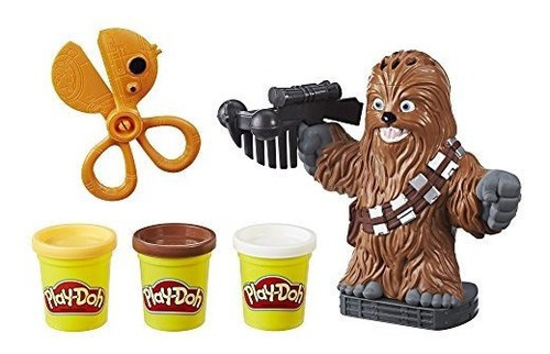 Play-doh Star Wars Chewbacca, Latas De 2 Onzas De 3 Colores