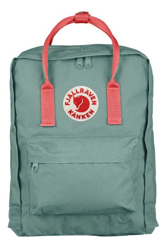 Mochila Fjallraven Kanken Urbana Big 20l Muchos Colores! Color Frost Green/peach Pink Diseño De La Tela Liso