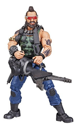 G.i. Joe Classified Series Cobra Dreadnok Ripper, Numero En La Serie 102, Figura De Acción 15.24 Cm., Gran Articulación Y Diseño Premium, Para Niños Y Niñas De 8 Años O Más, Coleccionable Hasbro