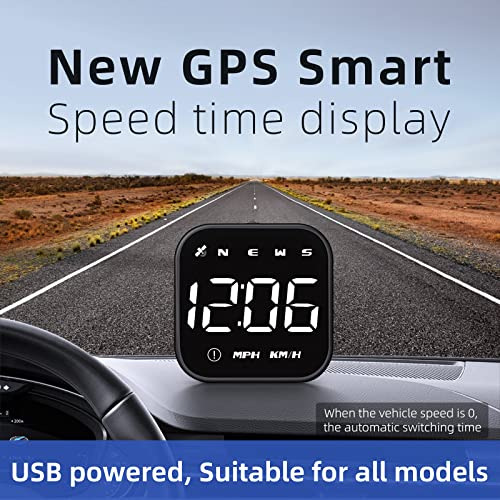 Velocímetro Digital Gps Automóviles, Hud Universal Au...