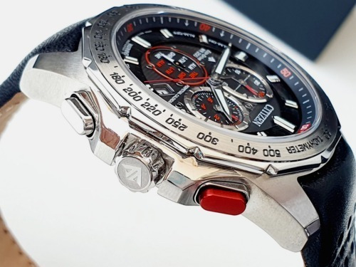 Reloj Citizen Promaster Moto Sport Orig. Hombre Time Square Color de la correa Negro Color del bisel Plateado