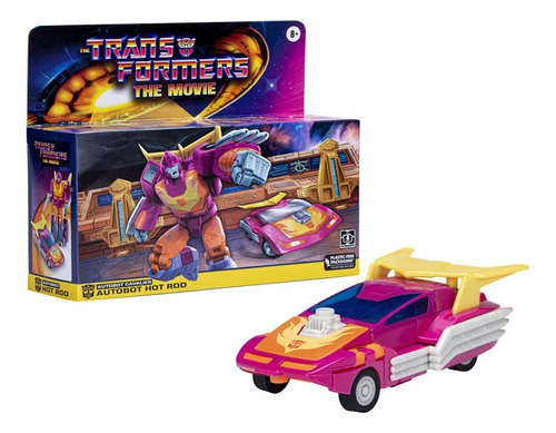 The Transformer The Movie - Autobot Hot Rod Color Rosa Chicle