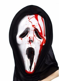 Máscara Scream Sangre Halloween Terror Cotillón Fiesta X2