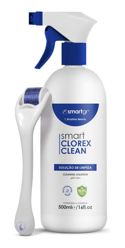 Kit Smart Derma Roller 0,25 Mm + Smart Clorex Clean Smart Gr