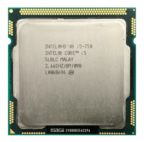 Intel Core I5 750 / 2.66 Ghz / Quad-core / 8mb / Lga 1156