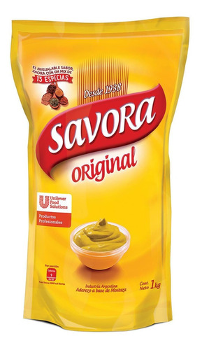 Mostaza Savora Original 1 Kilo