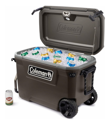 Hielera Convoy Uso Rudo 65 Qt 48 Latas Gris Coleman