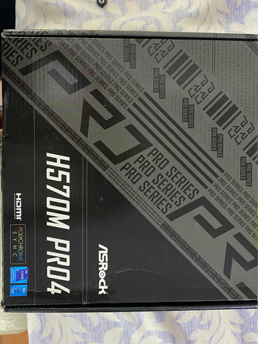 Placa Micro Atx Asrock H570m Pro4 Rgb + Intel I3 10100f