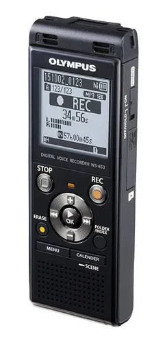 Grabadora De Voz Olympus Ws-853, Digital, 8 Gb, Mp3, Usb
