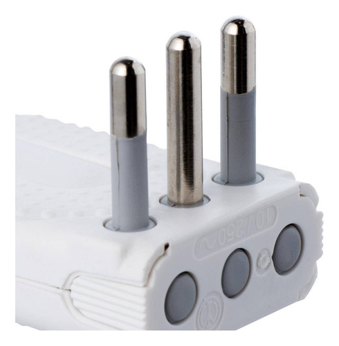 Enchufe Macho Volante Articulado 2p+t 10 A