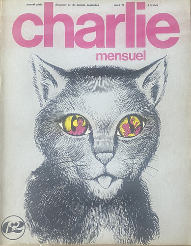 Charlie Nº 62 Revista Comic Francia, Pichard Peanuts 1974 K5