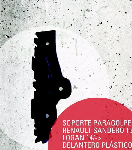 Soporte Paragolpe Delantero Renault Logan /sandero 2015