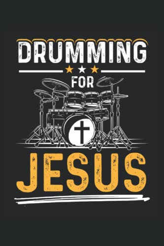 Drumming For Jesus: Cuaderno | Cuadriculado | A Cuadros -6  