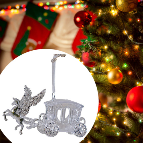 2 Adorno Para De Navidad, Decoración Colgante, Regalo Carro