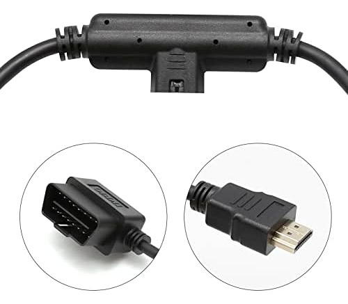 Anxingo Obdii A Hdmi Monitor Cable Plug Para Edge Cs2 Cts2 C