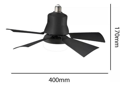 Ventilador De Techo Con Luz Led Integrada De 5 Aspas