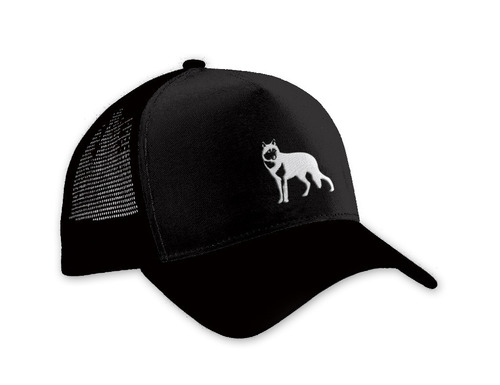 Boné Trucker 2019 Lobo Branco Vip Black