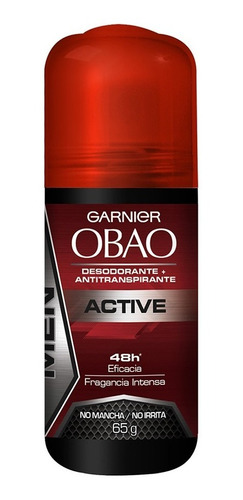 Desodorante Garnier Obao Hombre Roll On Roll On Active 65 G