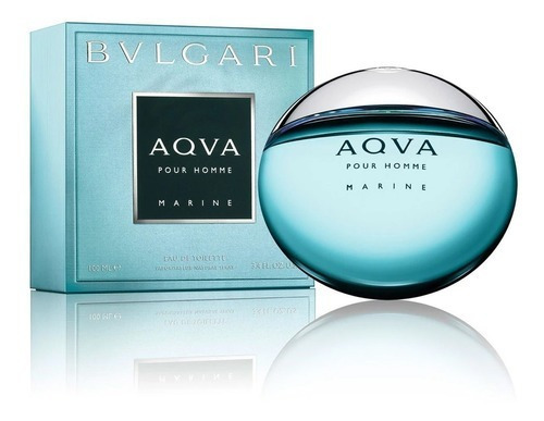 Perfume Bvlgari Aqva Marine Edt - mL a $50