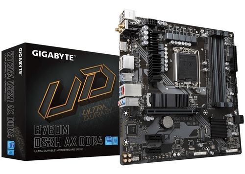 Placa Madre Gigabyte B760m Ds3h Ax Wifi + Pasta Termica