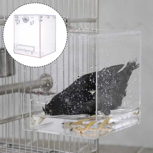 Accesorios Para Jaulas De Bañera Para Pájaros, Bañera
